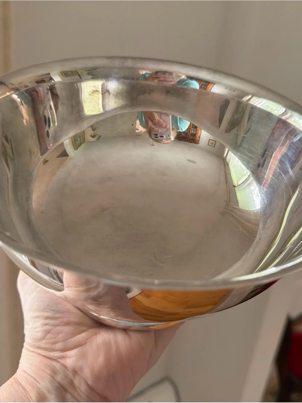 Gorham Polished Silver plated Serving Bowl vintage 8 “ diameter
